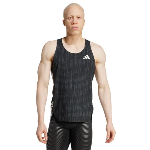 Hombre adidas Adizero camiseta de running sin mangas - SS25