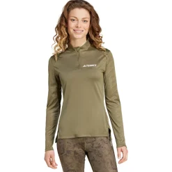 Mujer adidas Terrex Multi mujer media cremallera Top - AW24