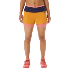 Mujer Asics Fujitrail 2 en 1 mujer pantalones cortos running