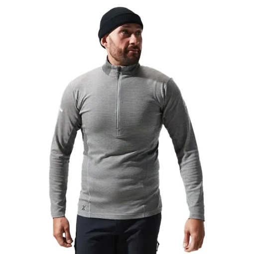Hombre Berghaus MTN Guide camiseta con media cremallera
