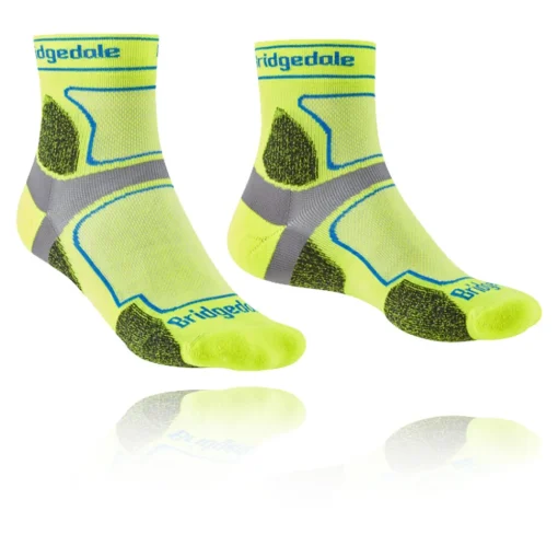 Hombre Bridgedale trail RUN Ultralight T2 Coolmax Sport 3/4 Crew calcetines - AW23