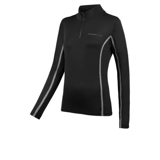 Mujer Higher State Camiseta de running para mujer 1/4 de cremallera