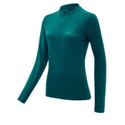 Mujer Higher State Camiseta de mujer L/S con cremallera 1/4