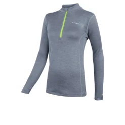 Mujer Higher State L/S 1/4 Camiseta Micro Grid con Cremallera para mujer