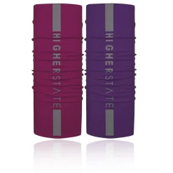 Hombre Higher State Reflective Tubular de cuello (Pack 2)
