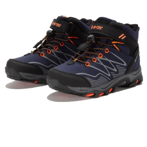 Niños Hi-Tec Blackout Mid impermeable Junior zapatillas trekking - AW24