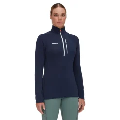 Mujer Mammut Aenergy Light ML media cremallera mujer Top - SS25