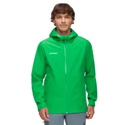 Hombre Mammut Alto Light HS impermeable Hooded chaqueta - SS25