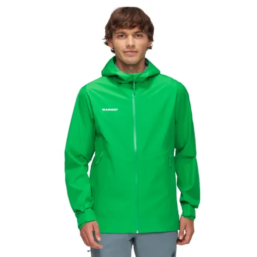 Hombre Mammut Alto Light HS impermeable Hooded chaqueta - SS25