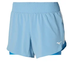 Mujer Mizuno 2 en 1 4.5 pulgada mujer pantalones cortos