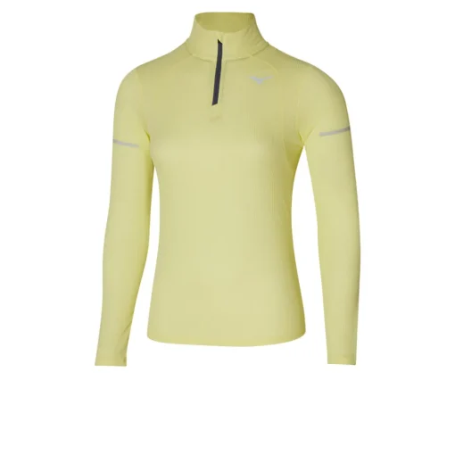 Mujer Mizuno DryAeroFlow LS para mujer camiseta con media cremallera para mujer - AW23