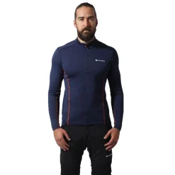 Hombre Montane Camiseta con cremallera Dart - SS22