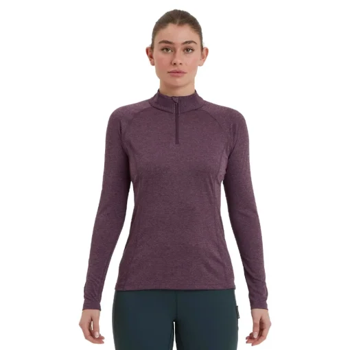 Mujer Montane Dart cremallera Neck mujer Top - SS25