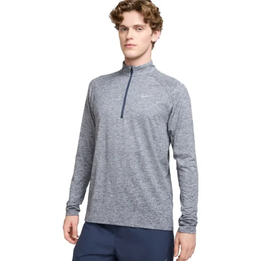 Hombre Nike Dri-FIT Stride media cremallera camiseta manga larga running - SP25