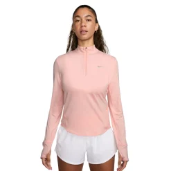 Mujer Nike Dri-FIT Swift UV Quarter cremallera mujer camiseta manga larga running - SU25