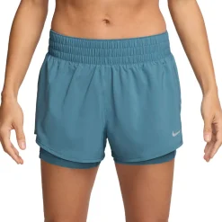 Mujer Nike One Dri-FIT Mid-Rise 3 pulgada 2 en 1 mujer pantalones cortos running - SU25