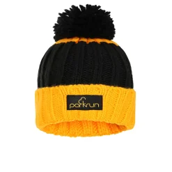 Mujer Parkrun Apricot juego de gorro y guantes de punto