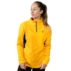 Mujer Parkrun Apricot Microforro polar cremallera 1/4 para mujer