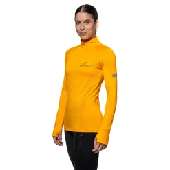 Mujer Parkrun Apricot parkrun camiseta con 1/4 cremallera para mujer