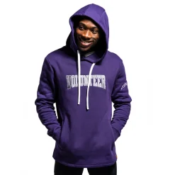 Hombre Parkrun Apricot Volunteer Collegiate sudadera con capucha para hombre
