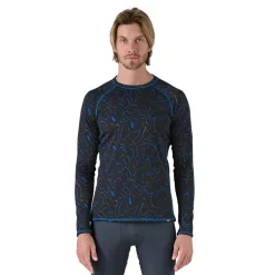 Hombre Patagonia Capilene Midweight camiseta manga larga cuello redondo