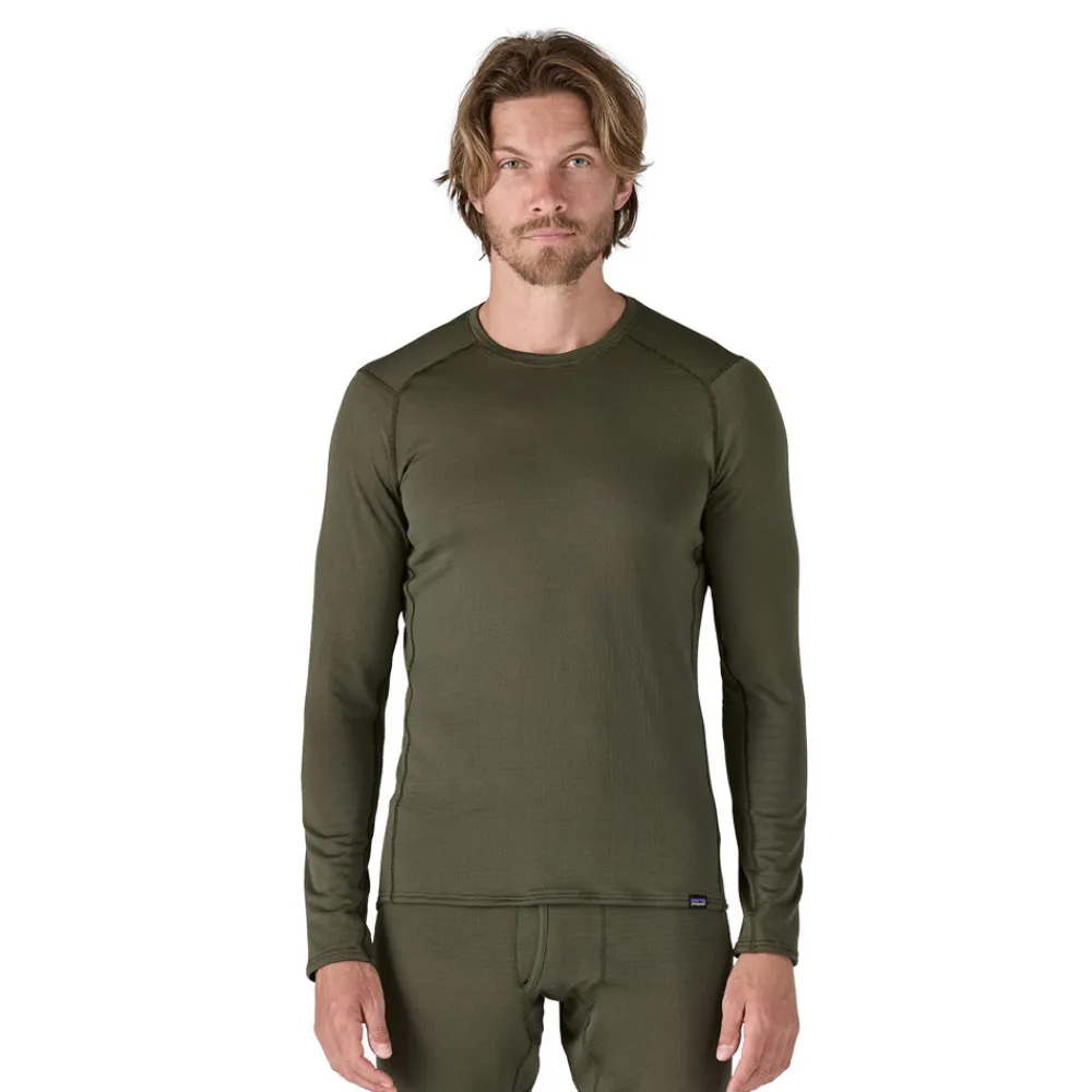 Hombre Patagonia Capilene Thermal Weight camiseta manga larga cuello redondo