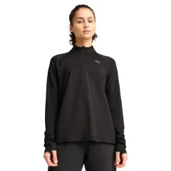 Mujer Puma Run Velocity CloudSpun Quarter cremallera mujer Top - SS25