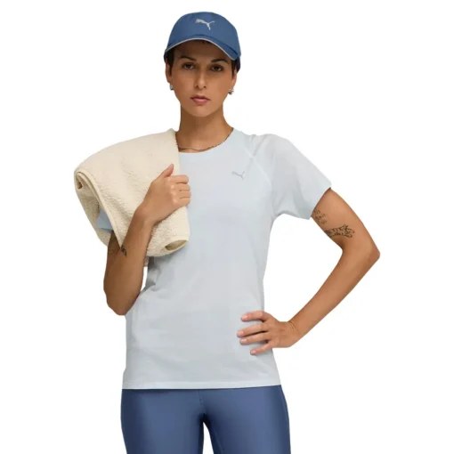 Mujer Puma Run Velocity Tri-Blend mujer T-shirt - SS25