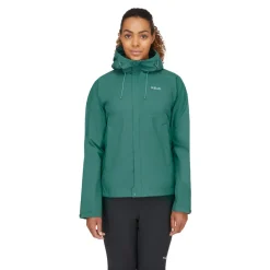 Mujer Rab Downpour Eco chaqueta impermeable para mujer - SS24