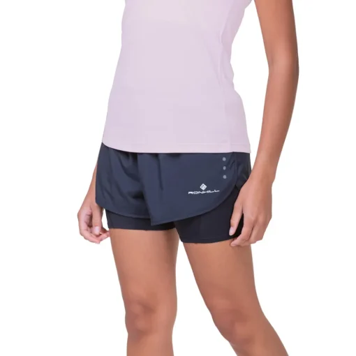 Mujer RonHill Core pantalones cortos dobles para mujer - SS24
