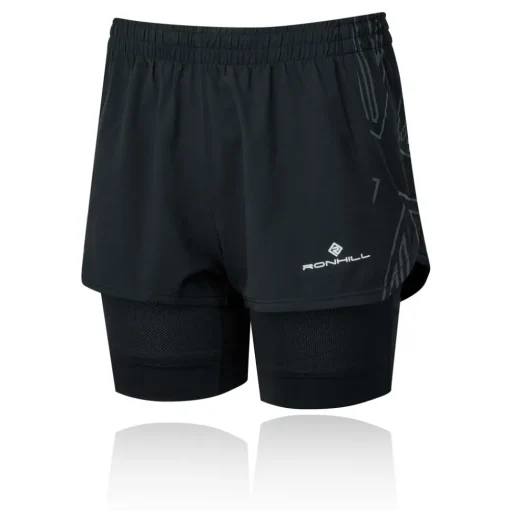 Mujer RonHill Tech Marathon Twin mujer pantalones cortos