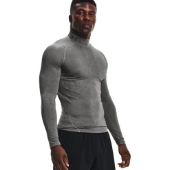 Hombre Under Armour HeatGear compresión Mock manga larga Top - SS25
