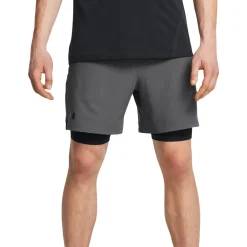 Hombre Under Armour Vanish Woven 2 en 1 pantalones cortos - SS25