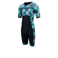 Hombre ZONE3 Zone 3 Activate Plus traje de triatlón de manga corta - SS24